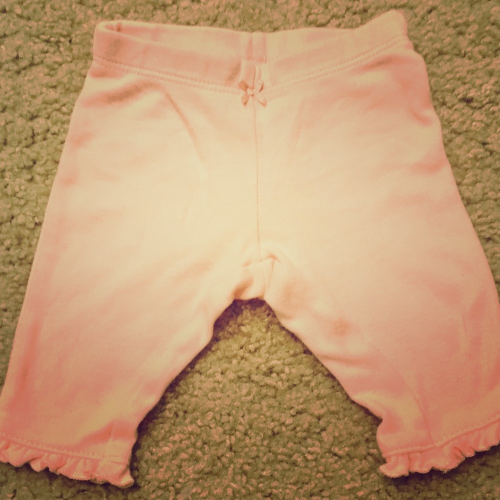 Newborn BabyGirl Light Pink Pants